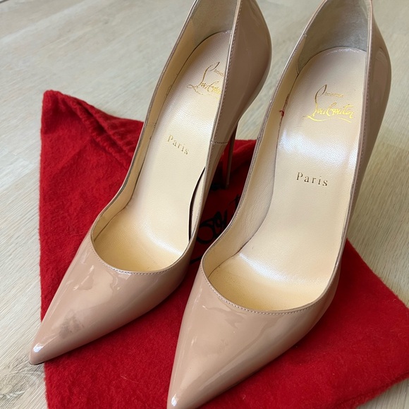 Christian Louboutin So Kate 120mm Pumps Patent Blush Leather - Picture 7 of 12